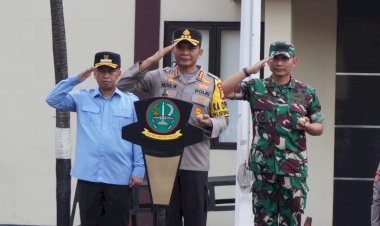Apel Gelar Pasukan Pengamanan Malam Takbiran 2025 Kota Depok Dihadiri Dandim 0508/Depok