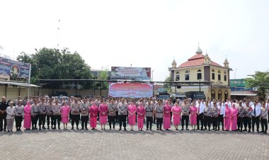 Kapolres Pelabuhan Tanjung Priok Pimpin Sertijab Wakapolres dan Kasatsamapta