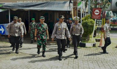 Ciptakan Rasa Aman dan Nyaman Saat Perayaan Paskah, Kodim 0508/Depok dan Polrestro Depok Patroli Bersama