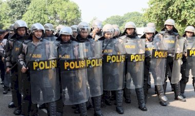 Jelang May Day 2025, Personel Polresta Bandara Soetta Gelar Pelatihan Dalmas
