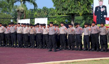 Ratusan Personel Polres Pekalongan Disiagakan Saat May Day