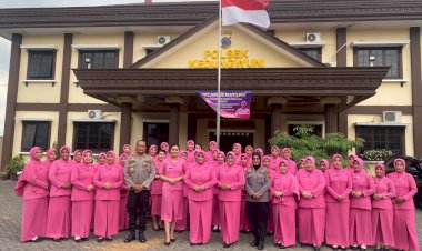 Kunjungan Kerja Ketua Bhayangkari Cabang Pekalongan ke Tiga Polsek Wilayah Polres Pekalongan