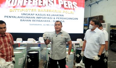 Kemendag RI Apresiasi Polri Berhasil Bongkar Perdagangan Ilegal Sianida di Jawa Timur