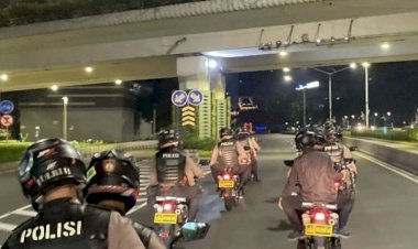Patroli Perintis Polda Metro Jaya Amankan 9 Pemuda Tawuran Bersenjata Tajam