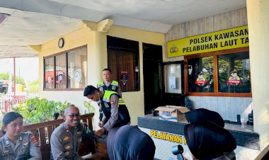 Polda NTB Kerahkan Ratusan Personel Amankan Aksi Massa di Pelabuhan Poto Tano