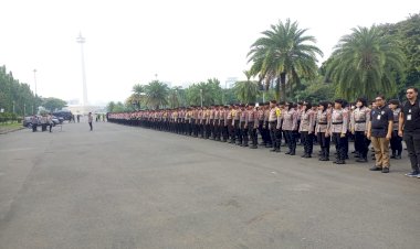Pengamanan Aksi di Monas, 967 Personel Polri Siap Layani Penyampaian Pendapat