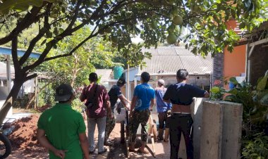 TMMD ke-124 Kodim 0508/Depok Hari ke-20, Semangat Satgas Tak Pernah Padam di Harjamukti
