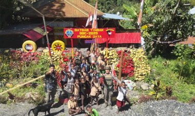Ops Damai Cartenz-2025 Pererat Kebersamaan dan Motivasi Anak-anak di Kulirik