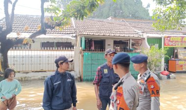 Tanggap Bencana, Brimob Polda Metro Jaya dikerahkan Patroli Sar di Wilayah Tangerang