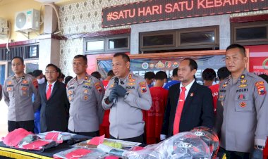 Selama Operasi Aman Candi 2025, Polres Pekalongan Ungkap Tujuh Kasus dengan 12 Tersangka