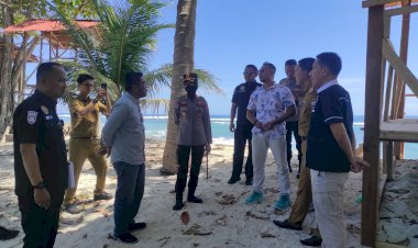Jelang Krui Pro WSL 2025, Polda Lampung dan Mabes Polri Gelar Risk Assessment di Pantai Tanjung Setia