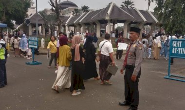 Ditpamobvit Polda Metro Jaya Patroli ke Masjid-Masjid Besar di Jakarta, Ciptakan Rasa Aman