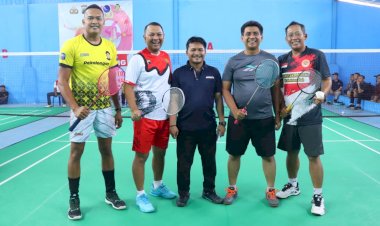 Semarakkan Hari Bhayangkara Ke-79, Polres Pekalongan Gelar Turnamen Badminton
