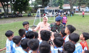 Bangun Semangat Generasi Muda, Danlanud Husein Sastranegara Motivasi Siswa SSB Angkasa