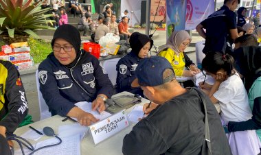 Wakapolda Jabar Sapa Warga di CFD Dago Cikapayang Bandung, Gelar berbagai Yan Gratis ke pengunjung
