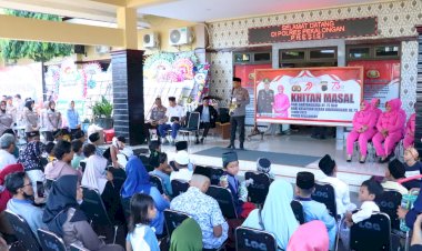 Polres Pekalongan, Menggelar Khitanan Massal Gratis