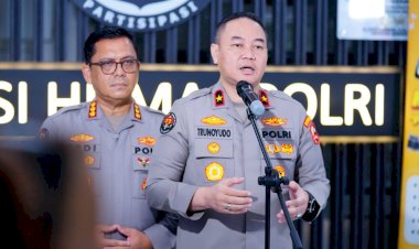 Robot Humanoid hingga Robot Dog Beratribut Polisi Ramaikan Monas dalam Persiapan Hari Bhayangkara ke-79