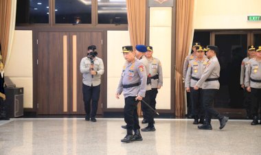 Polri gelar korps raport kenaikan pangkat 3 pati dan 87 pamen