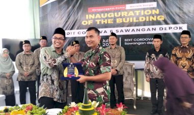 Resmikan Gedung Baru, Dandim 0508/Depok Apresiasi Pembangunan SDIT Cordova 6 Sawangan