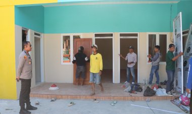 Kapolres dan Ketua Bhayangkari Cabang Boyolali Cek Progress Renovasi TK YKB 66 Karanggede