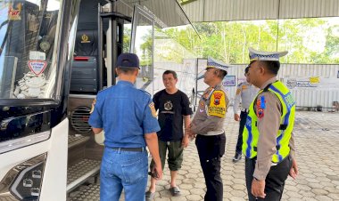 Ramp Check Angkutan Umum Digelar di Pekalongan
