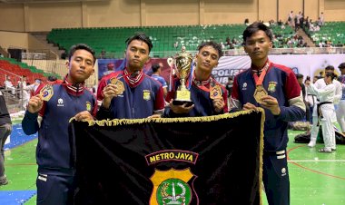 Brimob Polda Metro Jaya Raih Juara Umum 3 pada Kejuaraan Taekwondo Kapolri Cup Ke-6 Tahun 2025