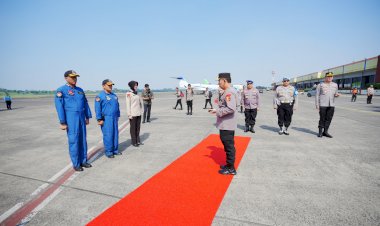 Kapolri Bertolak ke Lampung Groundbreaking SPPG Polri