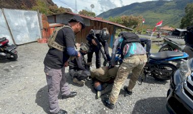 Terlibat Penembakan Personil Polri, Anggota KKB Ditangkap Satgas Damai Cartenz di Puncak Jaya