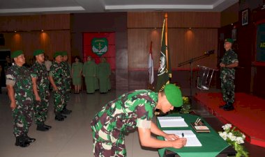Jaga Tradisi dan Soliditas, Kodim 0501/JP Gelar Korps Raport Penerimaan dan Pelepasan Perwira