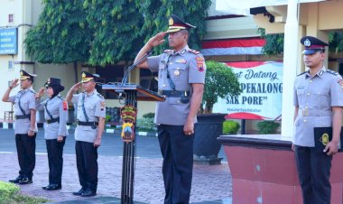 Wakapolres Pekalongan Pimpin Upacara Hari Juang Polri 2025
