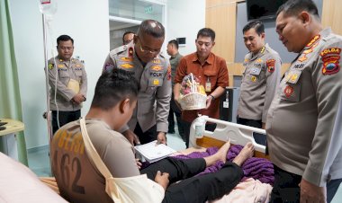 Waka Polda Jateng Apresiasi Dedikasi 5 Anggota Polri Terluka Saat Bertugas