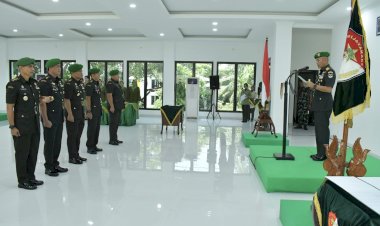 Danrem 051/Wijayakarta Pimpin Serah Terima Jabatan Dandim 0508/Depok