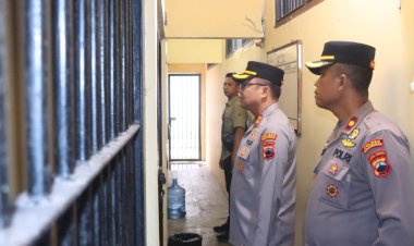 Kapolres Pekalongan Tinjau Langsung Ruang Tahanan, Pastikan Kondisi Aman dan Layak