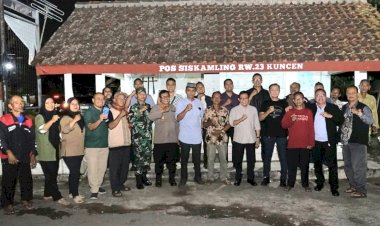 Pastikan Daerah Lebih Kondusif, Kemendagri Tinjau Pos Kamling di Sleman