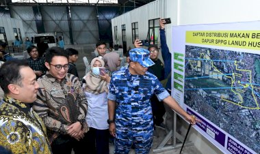 Komandan Lanud Husein Sastranegara Dampingi Wakil Menteri LH Tinjau DSAB SPPG Lanud Husein Sastranegara