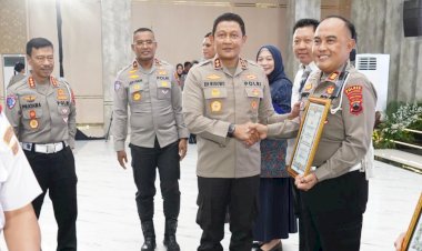 Aipda Purwanto Tuai Apresiasi, Terima Penghargaan di HUT Lalu Lintas ke-70