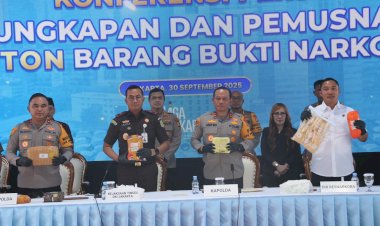 Polda Metro Jaya Musnahkan 1,14 Ton Narkoba, Selamatkan 4,5 Juta Jiwa