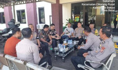 Propam Polda Metro Jaya Asistensi Pembinaan Etika Profesi dan Sosialisasi pengawasan PNPP di Polsek Cikarang Pusat