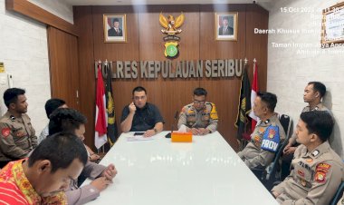 Bidpropam Polda Metro Jaya Sosialisasi Larangan Gaya Hidup Hedon dan Optimalisasi Whistle Blower di Polres Kepulauan Seribu