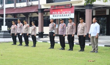 Apel Siaga Personel Polres Boyolali, Kapolres Tekankan Kesiapsiagaan dan Profesionalisme Anggota Hadapi Situasi Kamtibmas