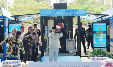 Prabowo Apresiasi Upaya Polri Cegah Peredaran Narkoba di RI