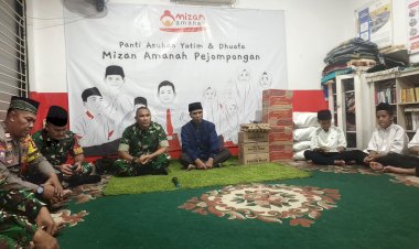 Kodim 0501/Jakarta Pusat Melaksanakan Kegiatan Cinta Anak Yatim Piatu