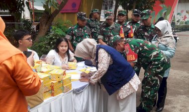 TNI Manunggal KB Kesehatan di Jakarta Pusat: Kodim 0501/JP Bersinergi dengan Sudin PPAPP