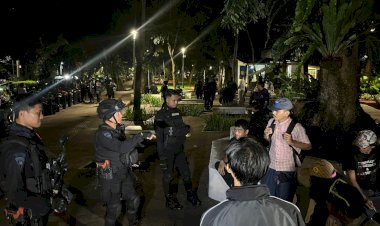 Patroli Malam Brimob Metro Jaya Amankan Pelaku Tawuran di Jakarta Pusat