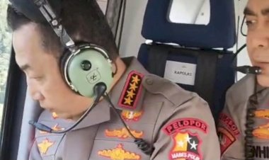 Kapolri dan Ketua Umum Bhayangkari Tinjau Udara Dampak Banjir Longsor Sumut, Pastikan Percepatan Bantuan untuk Warga