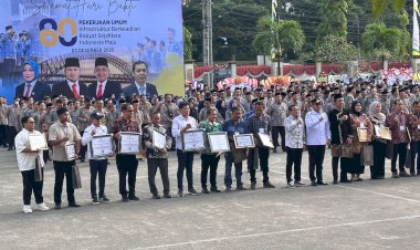 Kukar dan Bontang Terbaik di Kaltim Wagub Pimpin Hari Bakti PU