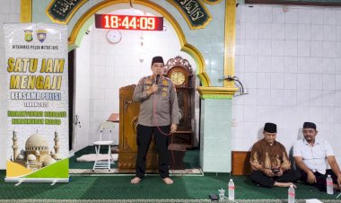 Polda Metro Jaya Tegaskan Komitmen Kamtibmas Lewat Program Satu Jam Mengaji di Johar Baru