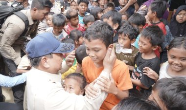 Anak-anak di Aceh Tamiang Antusias Bertemu Prabowo: Terima Kasih Bapak Presiden