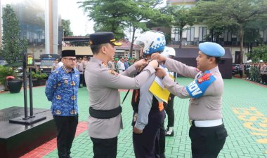 Polres Tangsel Gelar Apel Pasukan Operasi Lilin 2025, Siap Amankan Nataru