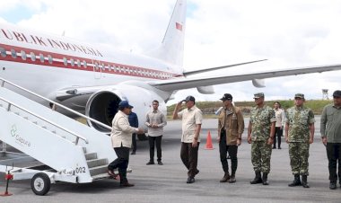Menuju Tahun Baru, Prabowo tiba di Silangit untuk Tinjau Langsung Pemulihan Pascabencana